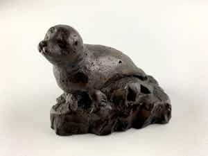 Jaap Hartman - bronzen beeld - 'zeehond' verkocht voor € 125!