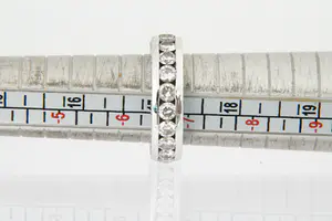 85 -Exclusieve 14 krt witgoud & diamant "dubbele" alliance ring - 3ct briljant!! kopen? Bied vanaf 1470!