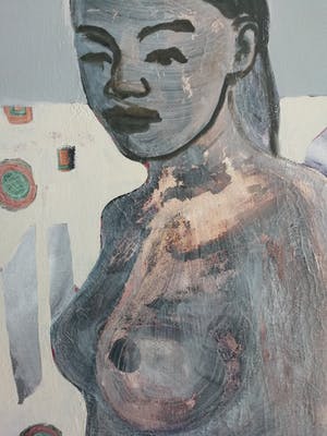 Niet of onleesbaar gesigneerd - Portret. Naakt. kopen? Bied vanaf 1!