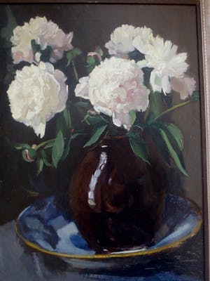 Rien Glansdorp - Pioenrozen in vaas 1944 kopen? Bied vanaf 300!