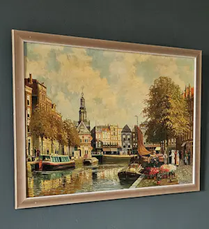 Pieter Wagemans - Bloemenmarkt Amsterdam kopen? Bied vanaf 225!
