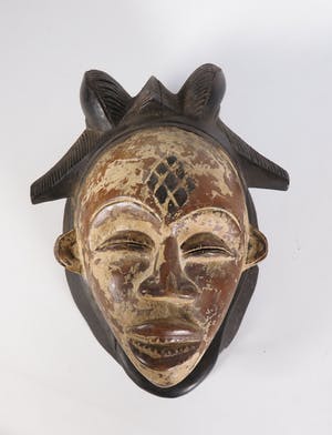 Punu - Hout, Masker kopen? Bied vanaf 1!