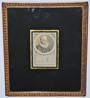 Jacobus Buys - Johan van Oldenbarnevelt - inkttekening kopen? Bied vanaf 95!