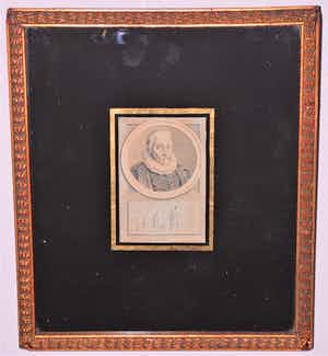 Jacobus Buys - Johan van Oldenbarnevelt - inkttekening verkocht voor € 95!