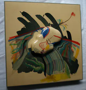 Joop Jongbloed - Gemengde techniek , Bellen blazen – 60 x 60 cm – 1981 kopen? Bied vanaf 150!