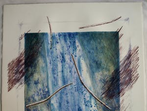 Kees Slegt - Litho, “Zonder titel” – 1983 – oplage 28 ex. kopen? Bied vanaf 35!