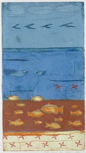 Lukie de Bree - Ets en aquatint, Zonder titel - Ingelijst kopen? Bied vanaf 1!