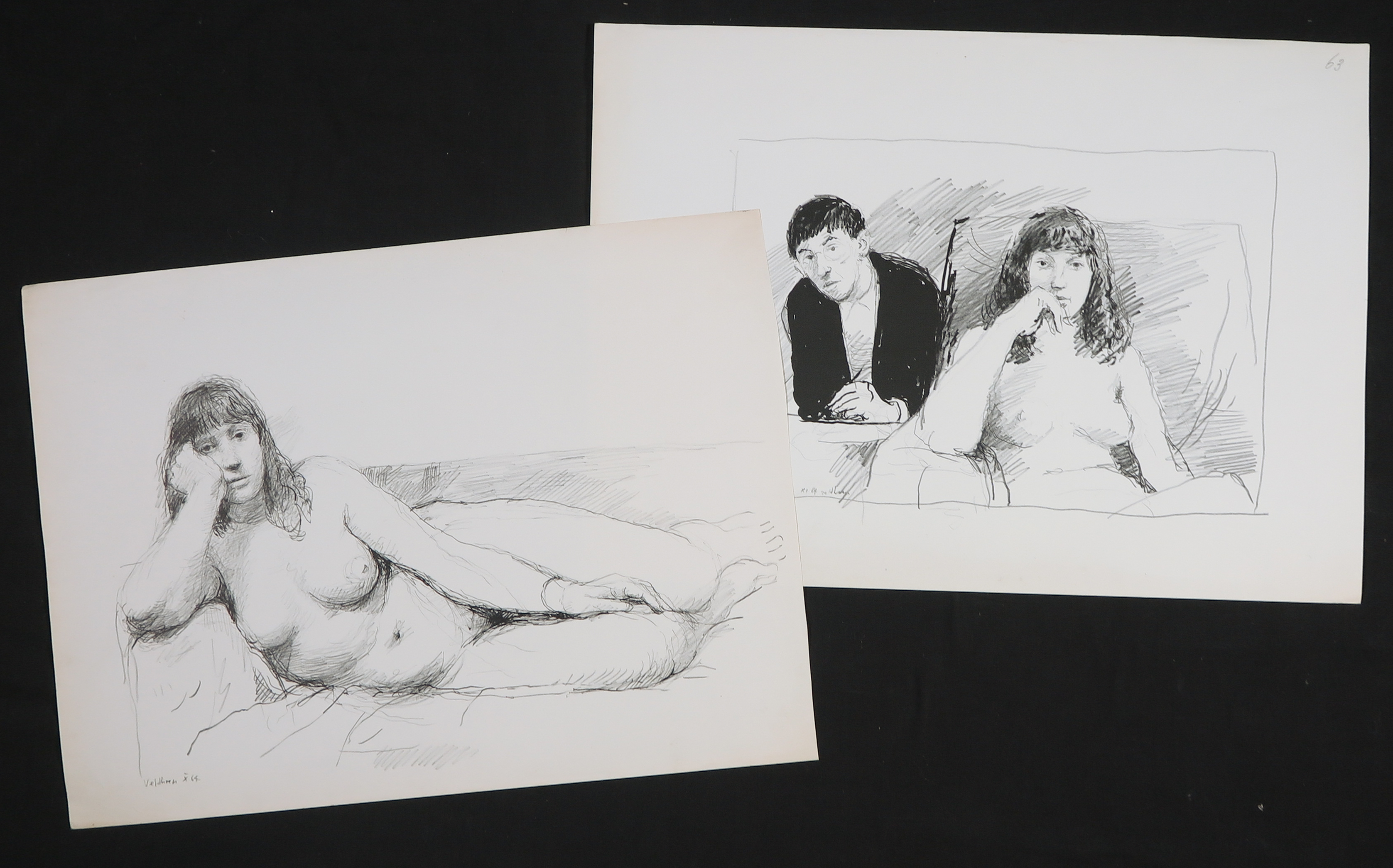 Aat Veldhoen - Lot van twee rotaprints kopen? Bied vanaf 1!