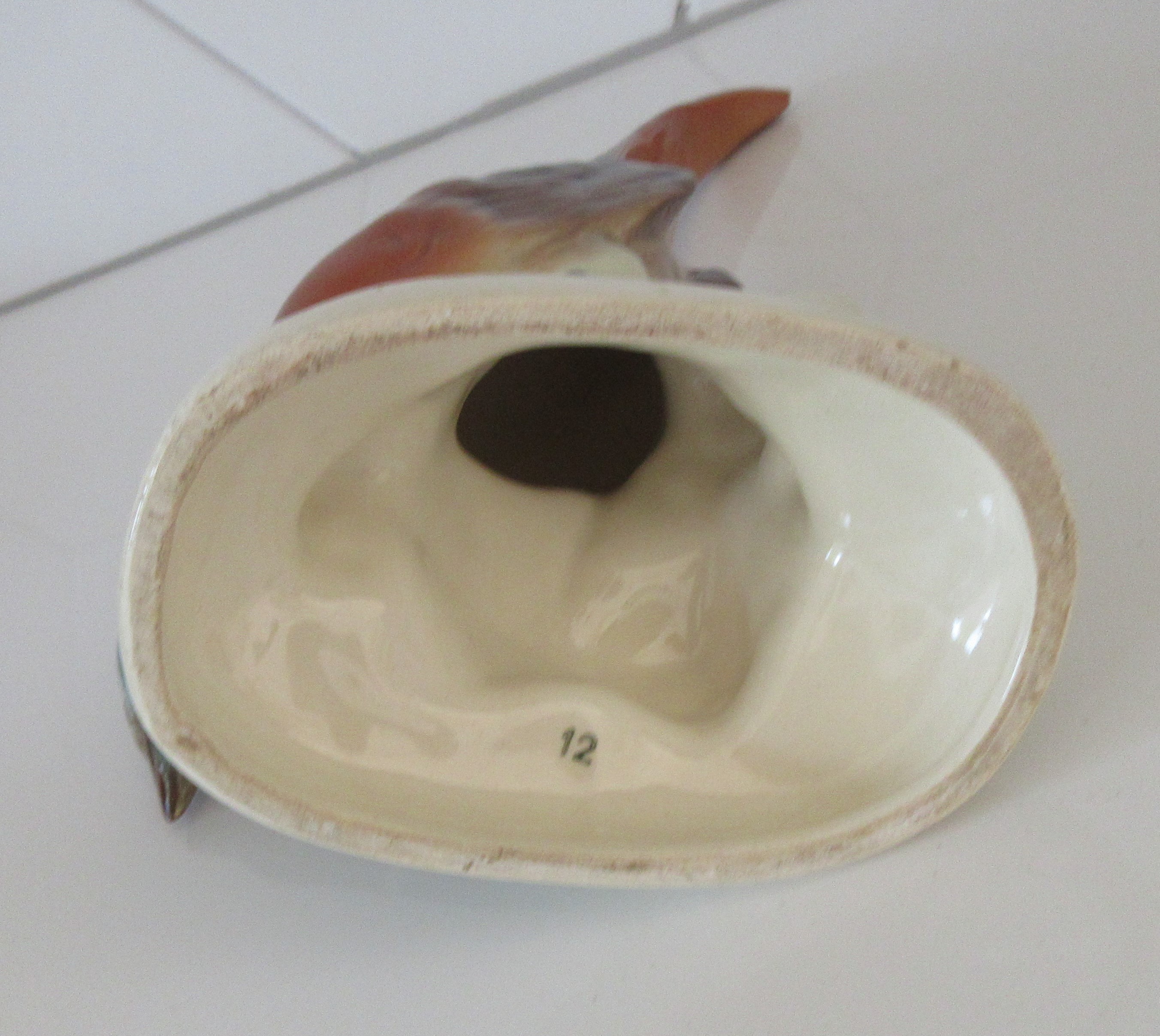 Niet of onleesbaar gesigneerd - Art deco aardewerken plastiek van een fazant kopen? Bied vanaf 1!