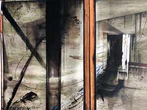 Gerti Bierenbroodspot - kleurenlitho - 'Apographon Saqqara' - 1981 verkocht voor € 125!