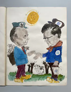 Otto Dicke - Spotprenten kopen? Bied vanaf 350!