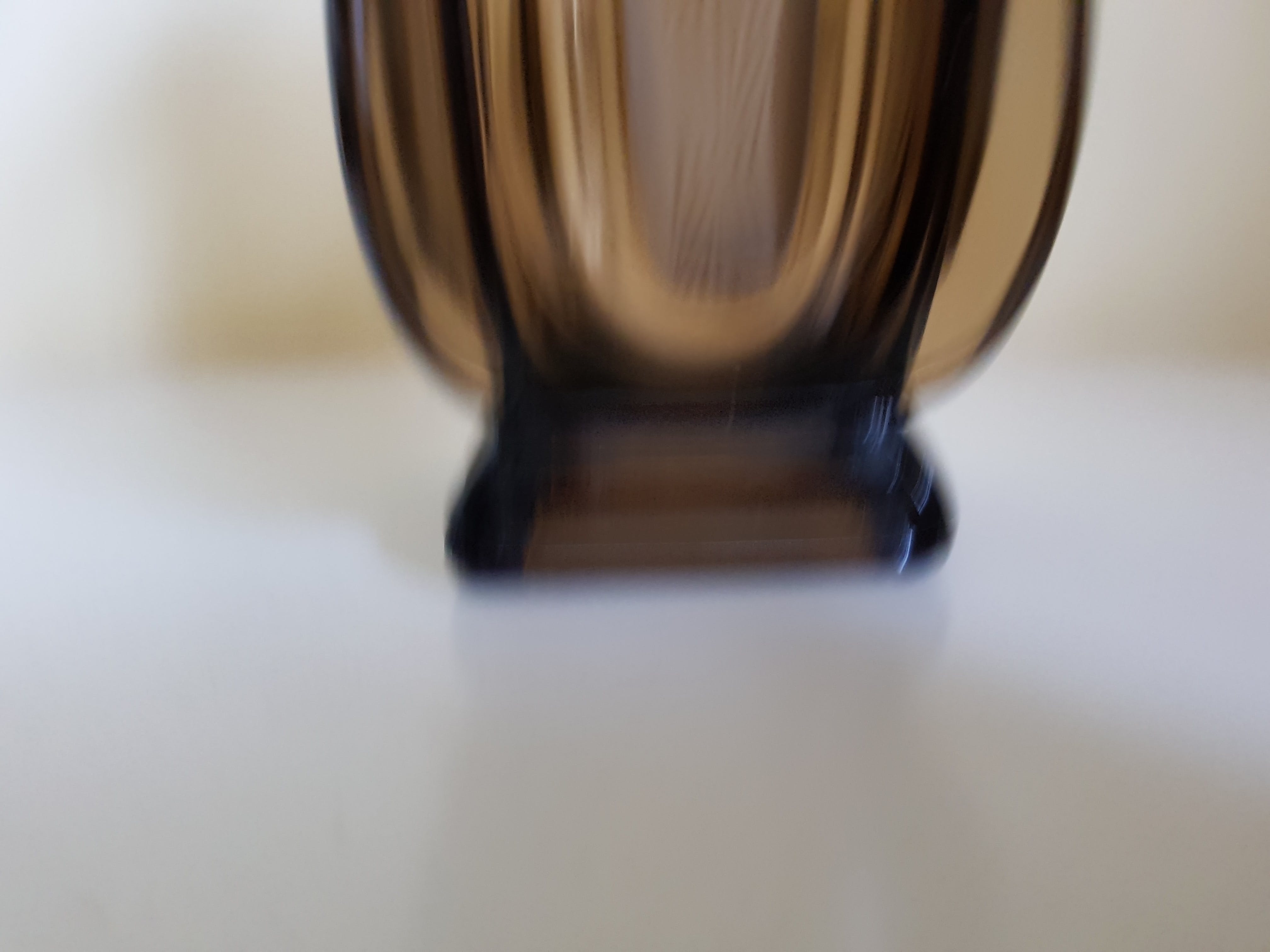 Walther glas - Bruin persglazen vaas kopen? Bied vanaf 20!