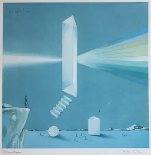 Josse Goffin - Prismatique | druk in beperkte oplage - ingelijst kopen? Bied vanaf 1!