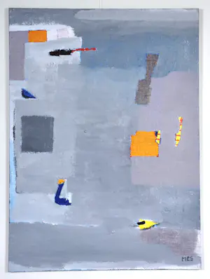 Anna Mes - Gemengde techniek op doek - 150x110 cm kopen? Bied vanaf 150!