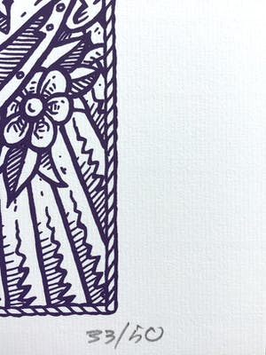 Henk Schiffmacher - Zeefdruk Love Tattoo, 33/50 gesigneerd kopen? Bied vanaf 1!