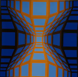 Victor Vasarely - Zeefdruk: Kek Egg II kaufen? Bieten Sie von 299!