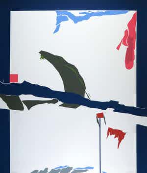 Hans Landsaat - Zeefdruk, Winnipeg Window II verkocht voor € 1!