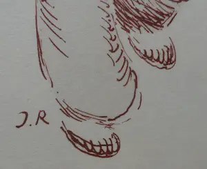 John Raedecker - Litho: Dansende man kopen? Bied vanaf 20!