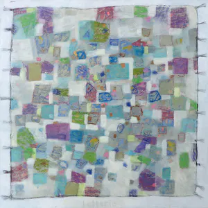 Andrea Letterie - Acryl op doek, Lappendeken - Ingelijst (Groot) kopen? Bied vanaf 100!