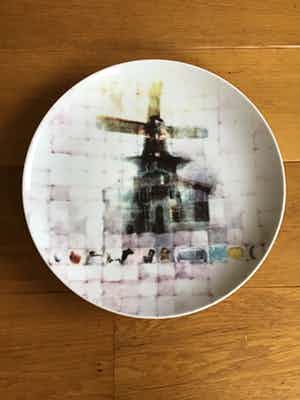 Chris Berens - 4 kunstborden (onderborden) Chris Berens ,Schoonhoven keramiek verkocht voor € 40!