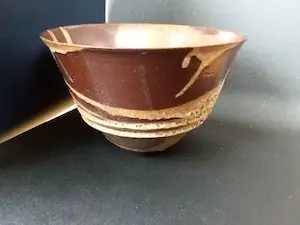 Sonja Landweer - Schaal, kom. 14,5 cm hoog. Uitlopend naar boven. kopen? Bied vanaf 50!