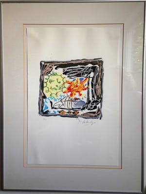 Kees Salentijn - zeefdruk compositie kopen? Bied vanaf 49!