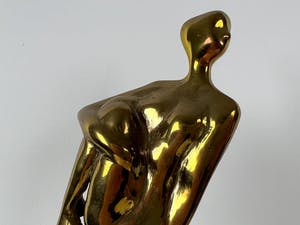 Gerard Lageman - Gepolijst brons | 'Naakte vrouw' | jaren '80 kopen? Bied vanaf 1!