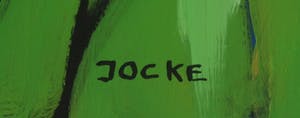 Jocke Overwater - Acryl op doek, Zonnebloem (Zeer groot) kopen? Bied vanaf 200!