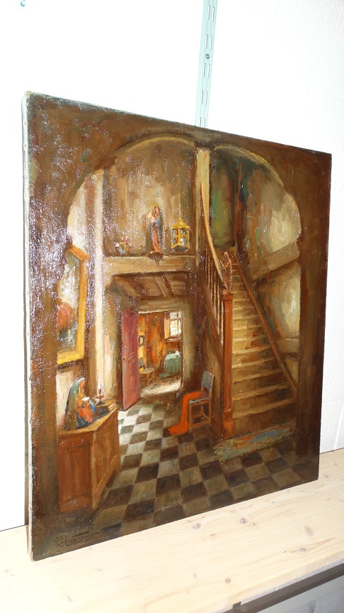 Richard Leon Leutenez - interieur verkocht voor € 150!