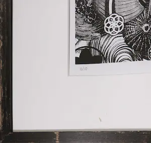 Jaco Putker - Zeefdruk, Op de schouders van giganten VI - Ingelijst kopen? Bied vanaf 35!