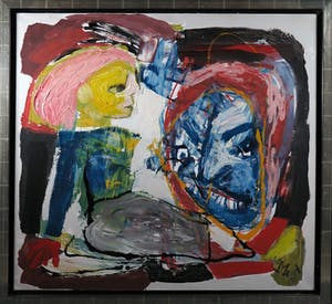 Martin van Wordragen - Olieverf op doek, Dollemina - Ingelijst (Groot) kopen? Bied vanaf 250!