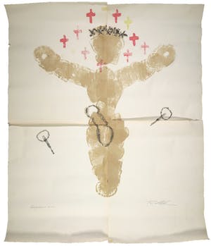 Paul Blanca - Gouache, Verrijzenis kopen? Bied vanaf 1!