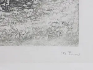 Willem de Zwart - Melkende boer - Ets kopen? Bied vanaf 65!