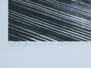 Eduard van Zanden - Bouwput Haringvliet Deltawerken - Litho kopen? Bied vanaf 75!