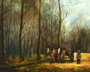 Anton Muller - (1887-1979)- "Bosgezicht met Malle Jan" kopen? Bied vanaf 70!