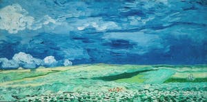Paul Huf - Foto, Korenveld onder Onweerslucht van Vincent van Gogh - Ingelijst kopen? Bied vanaf 25!