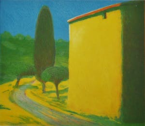 Elmar Gille - Elmar Gille, Reliëfdiepdruk, Op weg naar Pienza kopen? Bied vanaf 45!