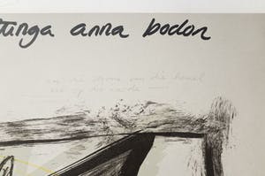 Marlene Dumas - Die Sterre van die hemel - handgesigneerd en met de hand bijgewerkt, uniek kopen? Bied vanaf 750!