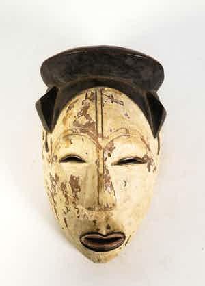 Tsoghi - Beschilderd hout, Masker verkocht voor € 1!