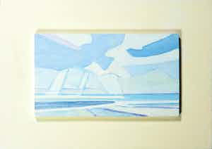 Paul Overhaus - Acryl op board, Neveling - Ingelijst verkocht voor € 50!