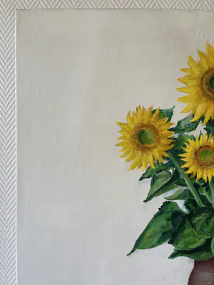 Thijs Overmans - Zonnebloemen en citroenen op houten tafel kopen? Bied vanaf 20!