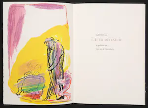 AcheterPieter Defesche - Boek met zeefdrukken + gedichten van Hans van de Waarsenburg, Pieter Defesche 75? Enchérissez de 60!