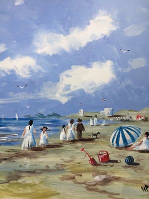 Henk Poeder - Strandgezicht kopen? Bied vanaf 129!