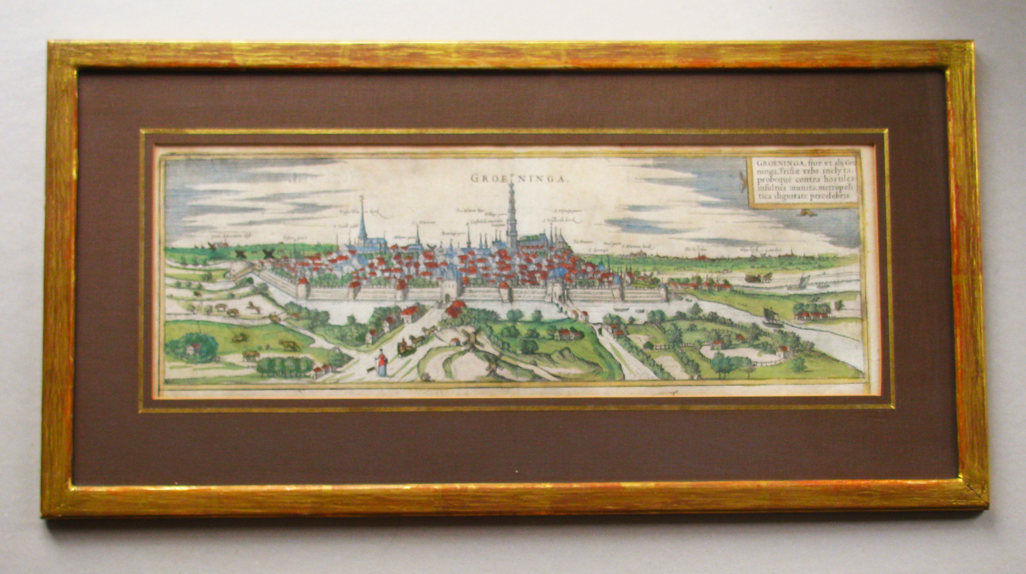 AcheterFrans Hogenberg - FARBSTICH " GRONINGEN " 1581? Enchérissez de 150!
