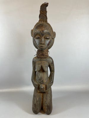 Yoruba - Old African Yoruba statue - Nigeria. kopen? Bied vanaf 45!