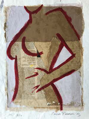 Casper Faassen - Staand naakt I verkocht voor € 10!