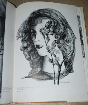 Cees Bantzinger - meisje in café 1974 - tekening met aquarel - mooi ingelijst- incl hardcoverboek kopen? Bied vanaf 120!
