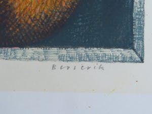 Herman Berserik - Stilleven met appel, dobber en klos kopen? Bied vanaf 60!