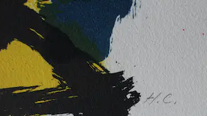 Eugène Brands - Litho: Abstracte compositie - 1968 (nieuwstaat!) kopen? Bied vanaf 225!