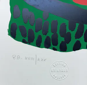 Anton Rooskens - Vogelfiguren, zeefdruk kopen? Bied vanaf 350!